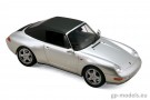 Diecast sport classic model car Porsche 911 (993) Cabriolet (1994), scale 1:18, Norev 187592, 3551091875925