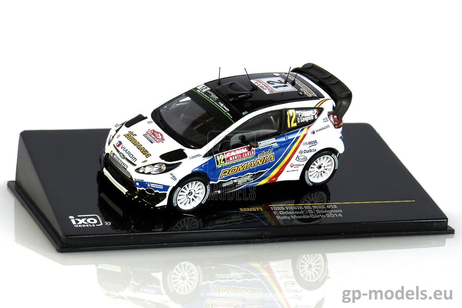 Ford Fiesta RS WRC Rally Monte Carlo 2015 Kubica 1:43 IXO Direkt MODEL CAR 1506