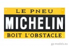 Placa metalica publicitara Le Pneu Michelin 28x14cm, Norev