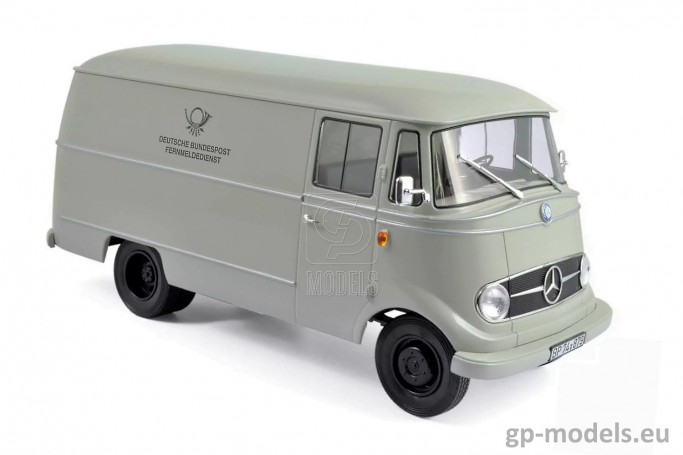 diecast model car Mercedes-Benz L319 Van (1957) Deutsche Post, Norev 1:18, 183417, 3551091834175