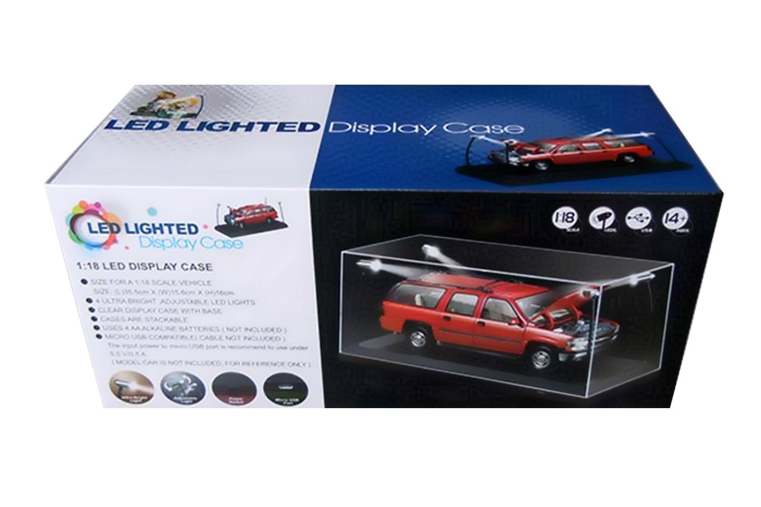 Boitier Showcase 1/18 Triple9 T924000 - Miniatures Autos Motos