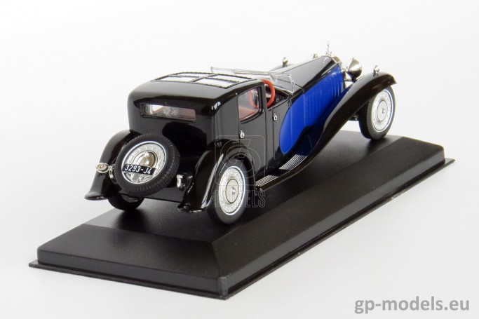 Diecast model car Bugatti Type 41 Royale (1928), IXO 1:43, MUS053