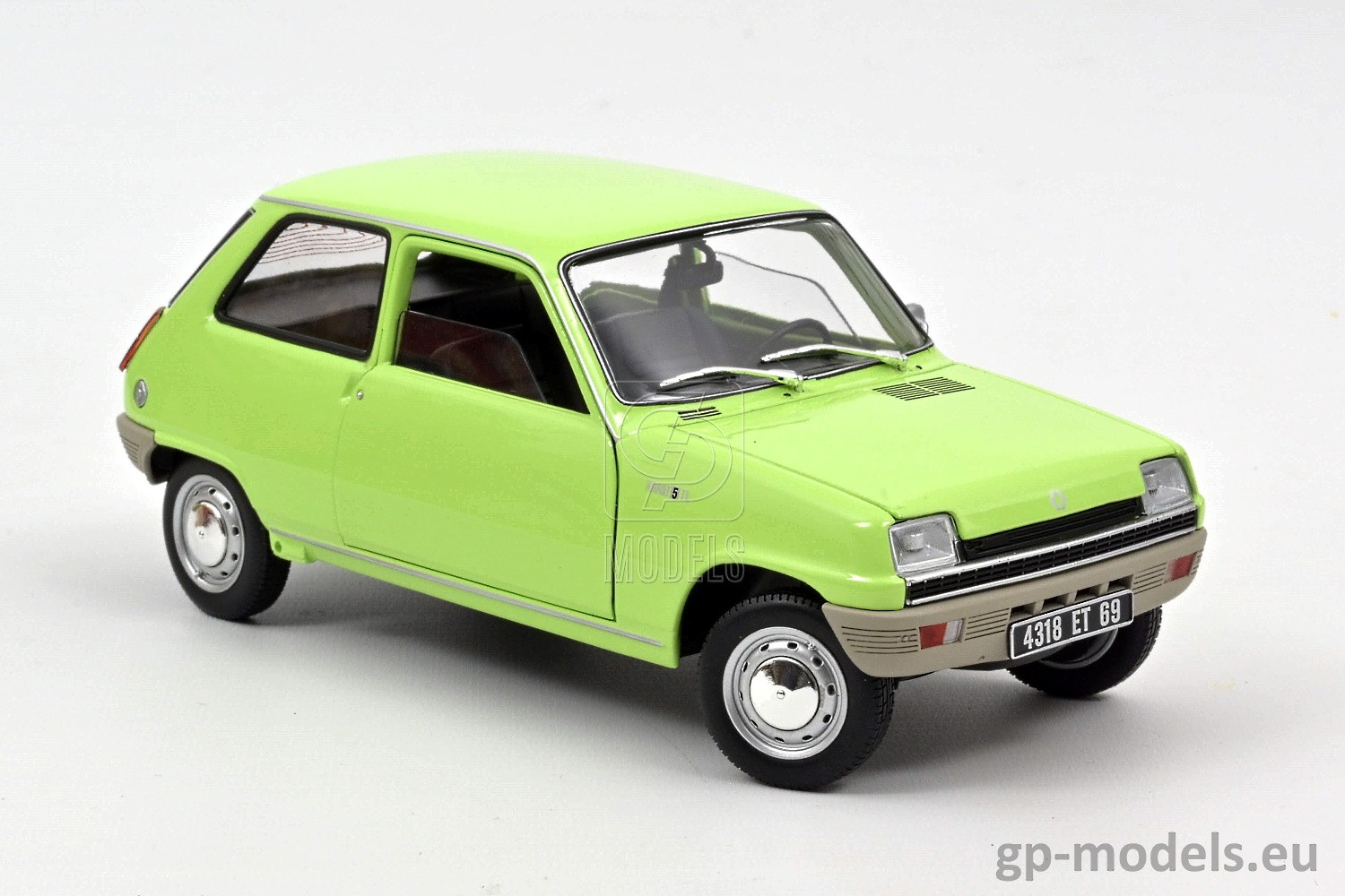 Miniature Renault 5 verte 1972 - francis miniatures