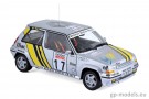 diecast calssic sport model car Renault R5 Supercinq GT Turbo (1989), Rally Tour de Corse, Norev 1:18, 185215