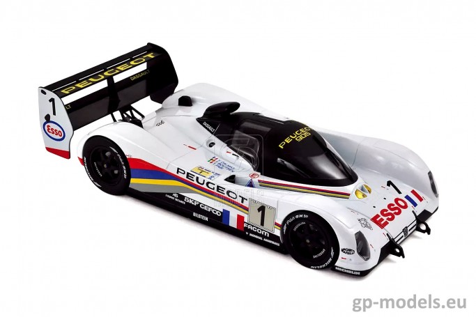 macheta auto metalica masina curse Peugeot 905 EVO 1B 24h Le Mans (1993), Norev 1:18, 184775, 3551091847755