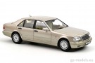 diecast classic model car Mercedes-Benz S600 (W140) (1997), Norev 1:18, 183723, 3551091837237
