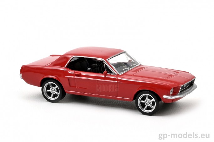diecast classic American muscle car model Ford Mustang (1968), scara 1:43, Norev 270580, 3551092705801