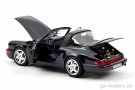 macheta auto metalica sport epoca Porsche 911 (964) Carrera 4 Targa (1991), Norev 1:18, 187340, 3551091873402