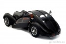 Diecast classic model car Bugatti Type 57 SC Atlantic (1937), scale 1:18, Solido S1802101, 3663506004704