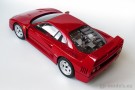 Diecast classic sport model car Ferrari F40 (1987), scale 1:12, Norev 127800, 3551091279006