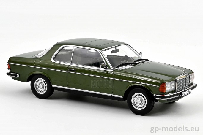 Diecast classic model car Mercedes-Benz 280 CE (C123) (1980), scale 1:18, Norev 183704, 3551091837046
