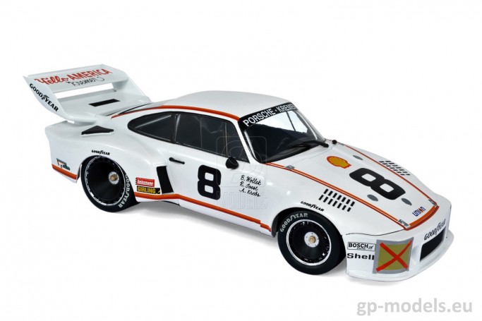 Macheta auto clasica masina curse Porsche 935 Daytona 24h (1977), scara 1:18, Norev 187438, 3551091874386