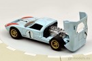 Diecast classic racing car model Ford GT40 MKII (1966) Le Mans, scale 1:43, Norev 270568, 3551092705689