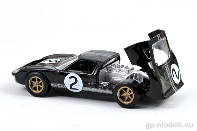 Macheta auto metalica de curse Ford GT40 MKII (1966) Le Mans, scara 1:43, Norev 270574, 3551092705740