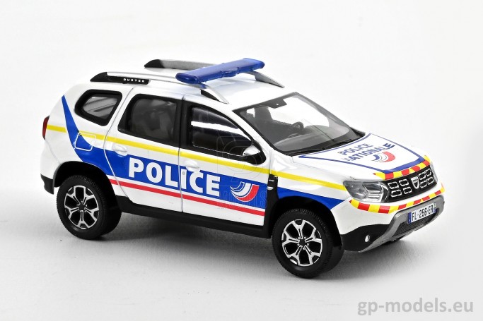 Macheta auto metalica Dacia Duster (2021) Police Nationale, scara 1:43, Norev 509027, 3551095090270