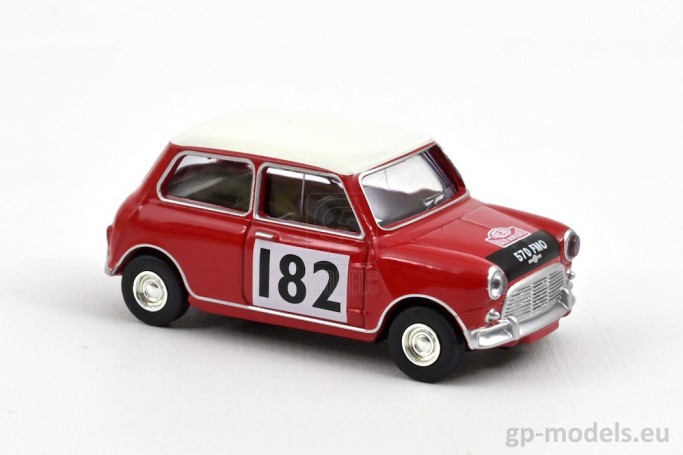 Macheta auto metalica clasica Mini Cooper S (1964), scara 1:54, Norev 310522, 3551093105228