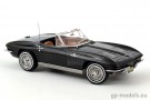 Macheta auto metalica clasica sport Chevrolet Corvette C2 Sting Ray Cabriolet (1963), scara 1:18, Norev 189055, 3551091890553