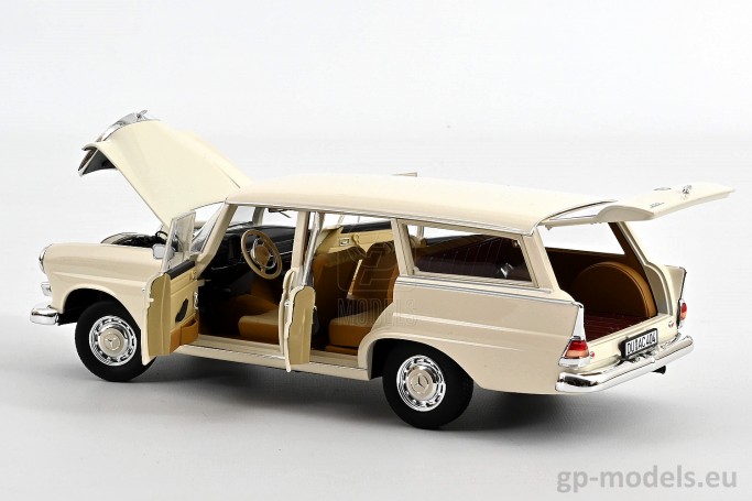 Diecast model, classic break car Mercedes-Benz 200 Universal Station Wagon (1966), scale 1:18, Norev 183709, 3551091837091