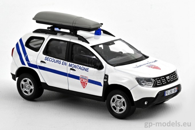 Diecast model Dacia Duster (2020) Police Nationale CRS - Secours en Montagne, scale 1:43, Norev 509026, 3551095090263