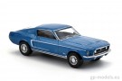 Diecast model classic car Ford Mustang GT Fastback (1968), scale 1:43, Norev 270584, 3551092705849