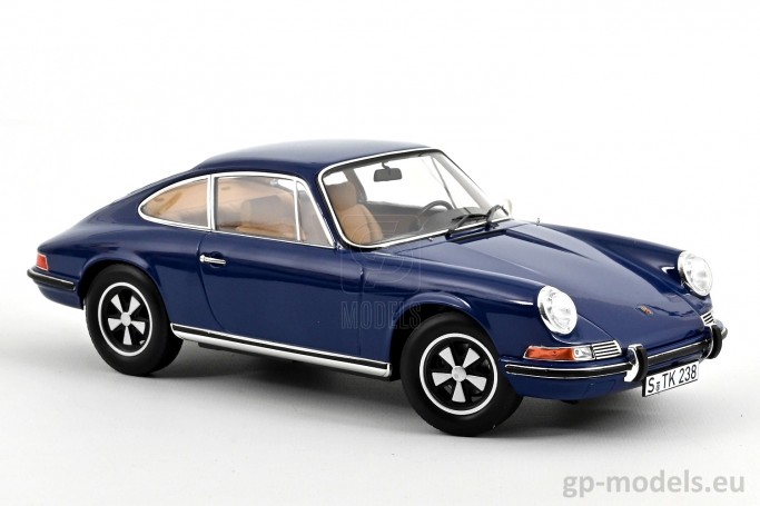 Macheta auto clasica metalica, masina epoca Porsche 911 (901) S (1969), scara 1:18, NOREV 187647, 3551091876472