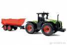 Diecast model Tractor CLAAS Xerion 5000 with Trailer, scale 1:43, Norev 431000, 3551094310003