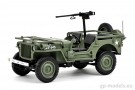 Diecast model military classic car Jeep Willys Army (1944) D-Day, scale 1:18, Norev 189016, 3551091890164