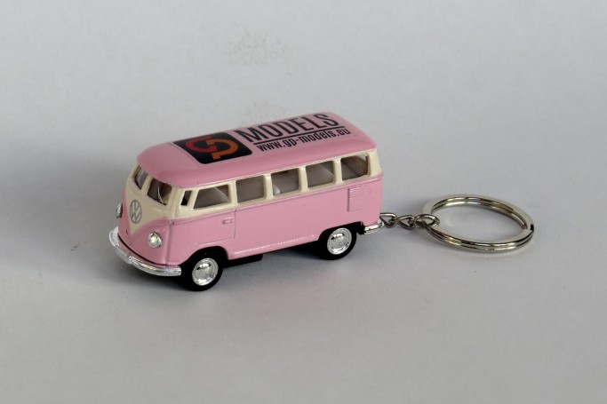 Keychain Volkswagen Samba Bus (1962), Kinsmart 1:64